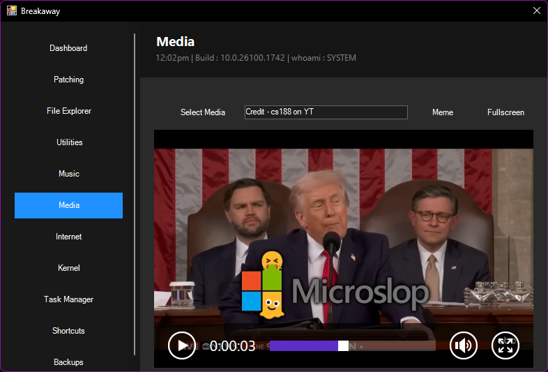 Breakaway Media Tab