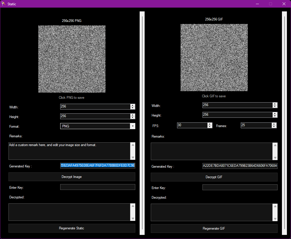 Static Generated Key Field