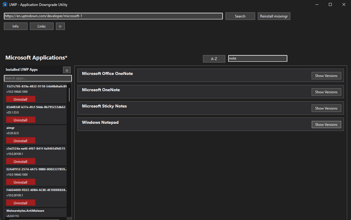UWP-ADU Link Unofficial